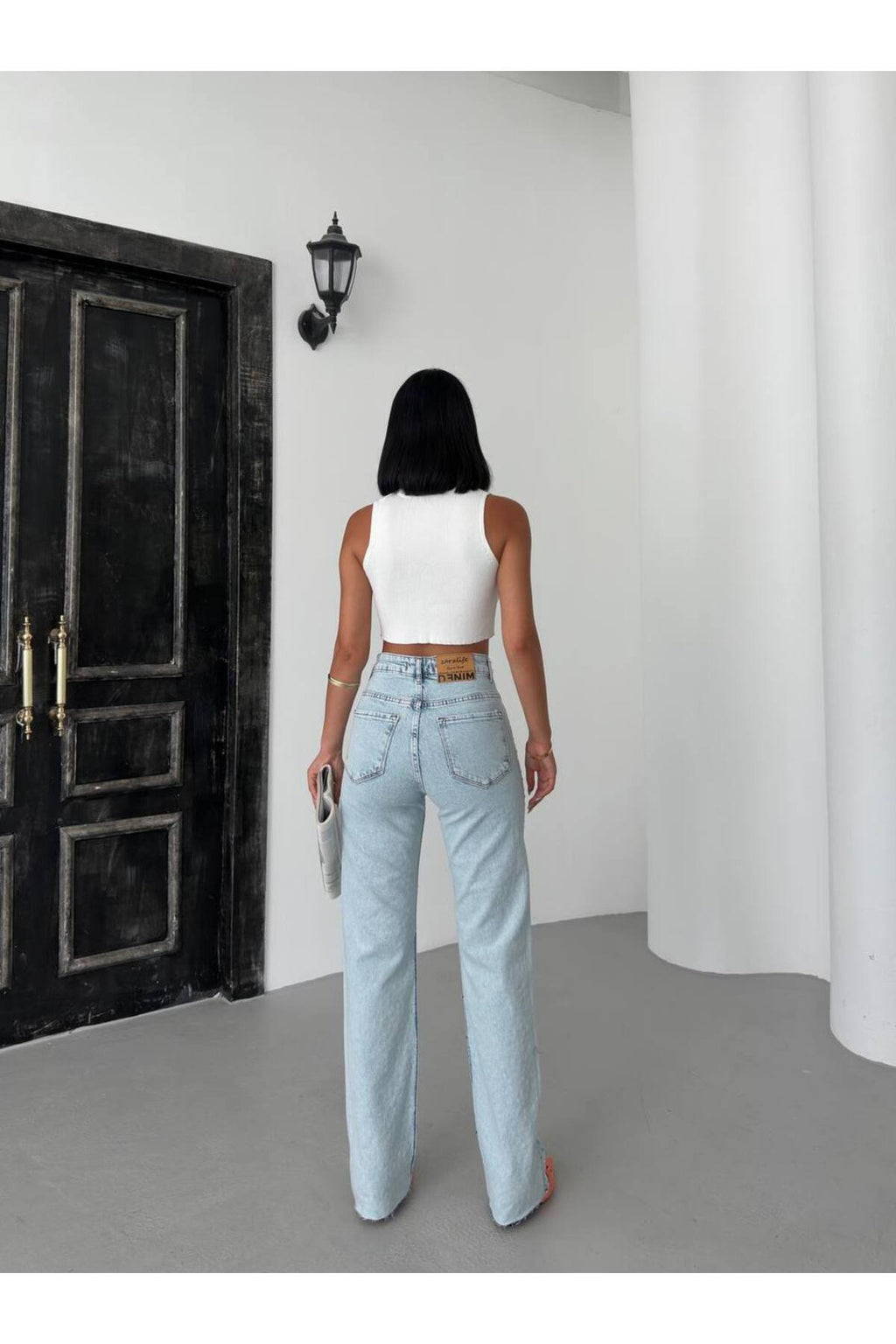 İNCİ TAŞLI KOT PANTOLON