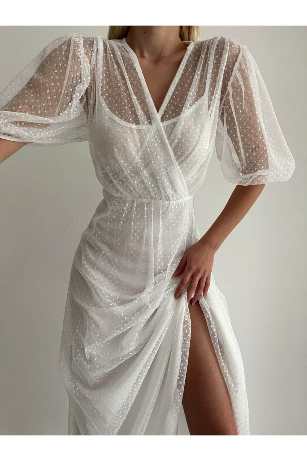 Yeni Sezon Yarım Kol Prenses Elbise