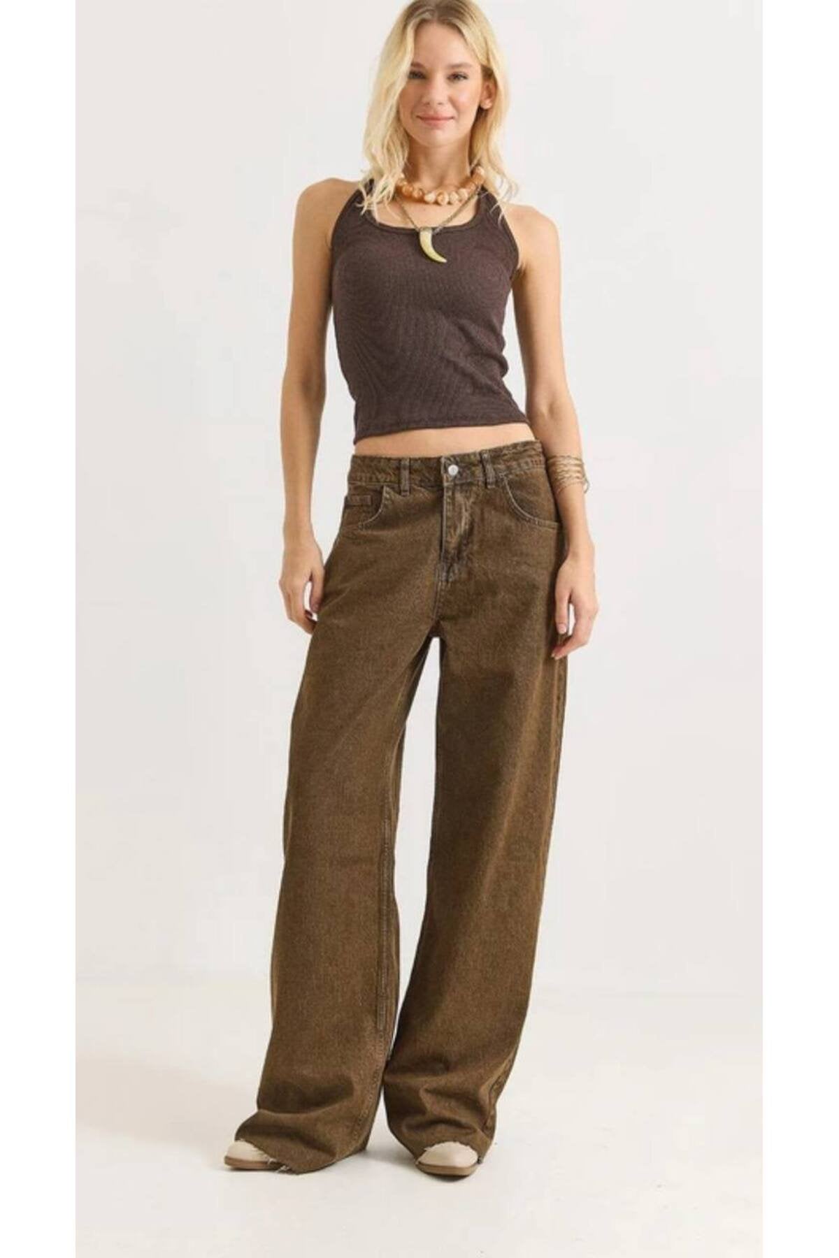 Kadın Kesik Paça Palazzo