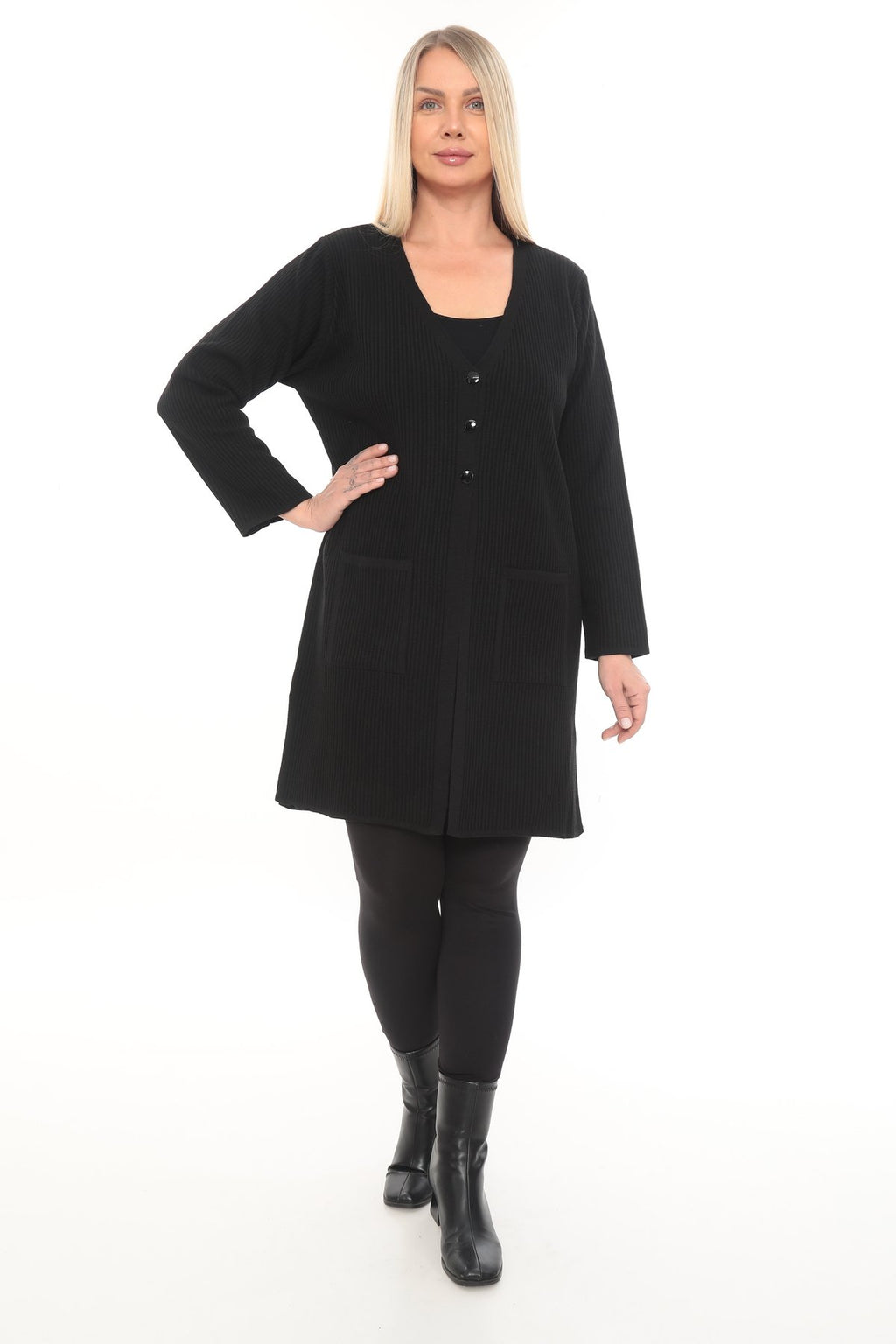 Sade ve Şık Triko Hırka