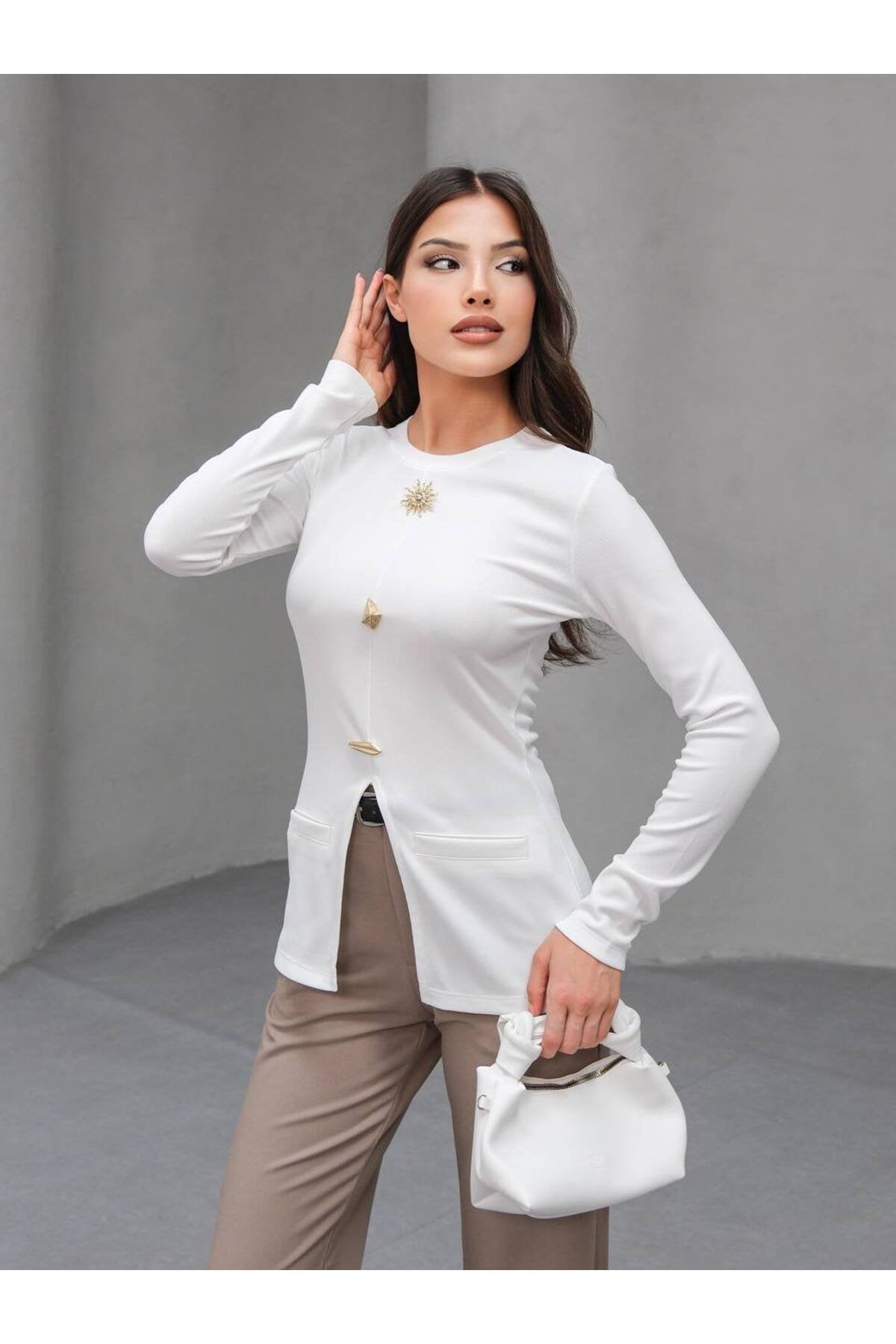 Özel Detaylı Günlük ve Şık Bluz