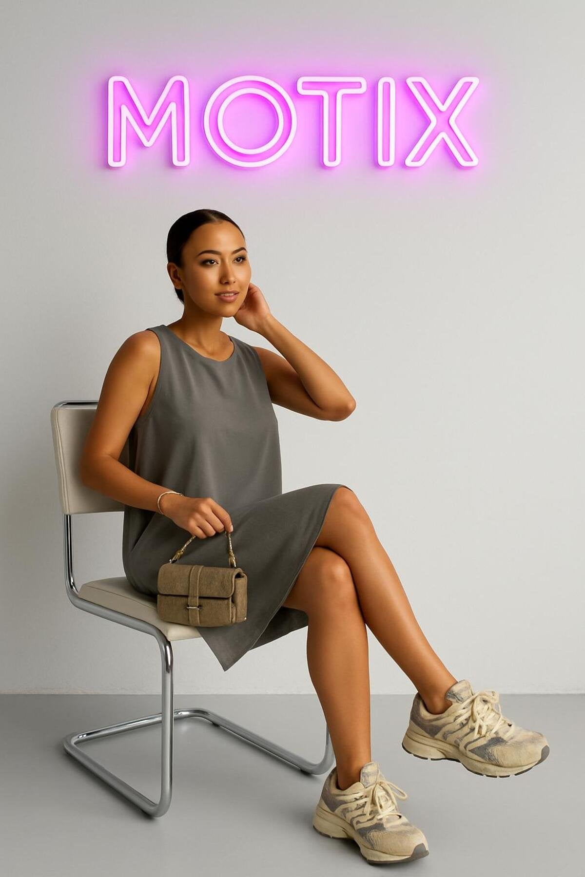 Basic Şıklığın Temsilcisi: Kolsuz Rahat Kesim Günlük Elbise