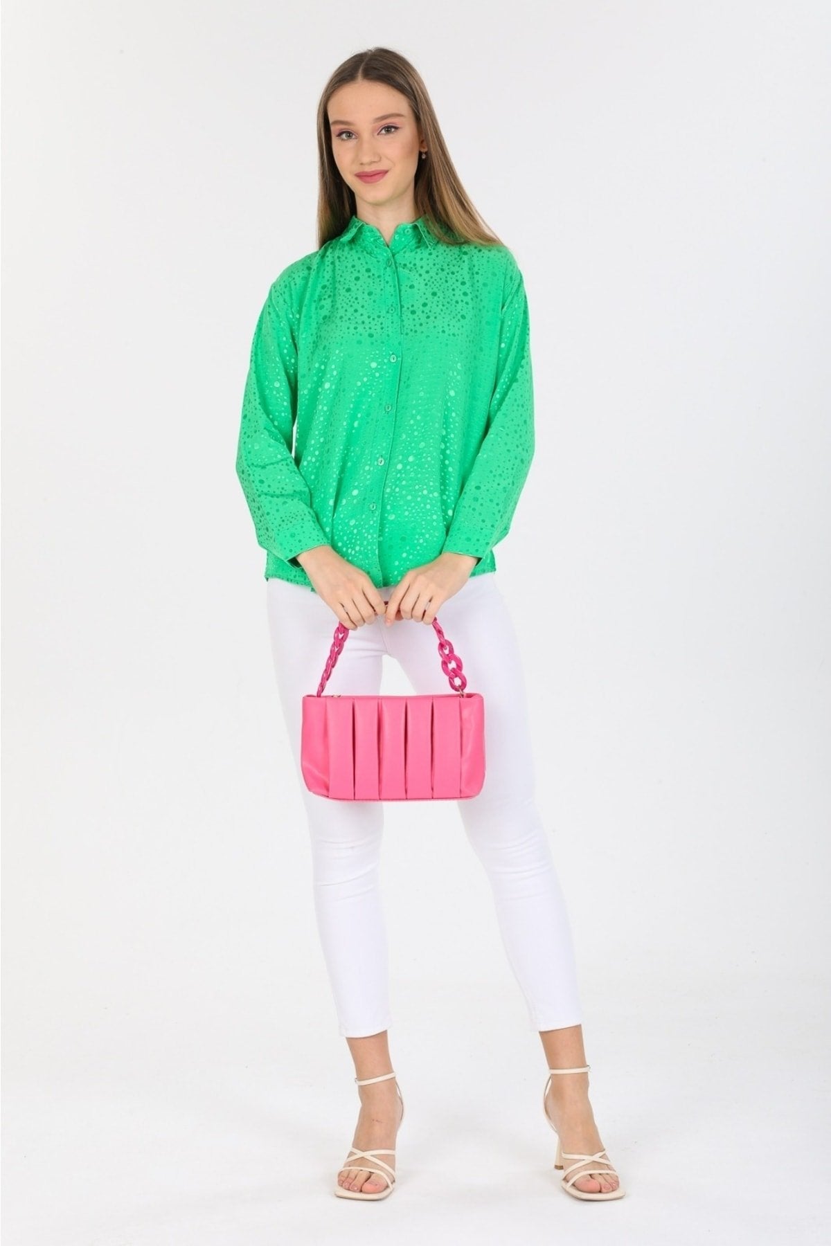 Zincir Detaylı Kol Çanta