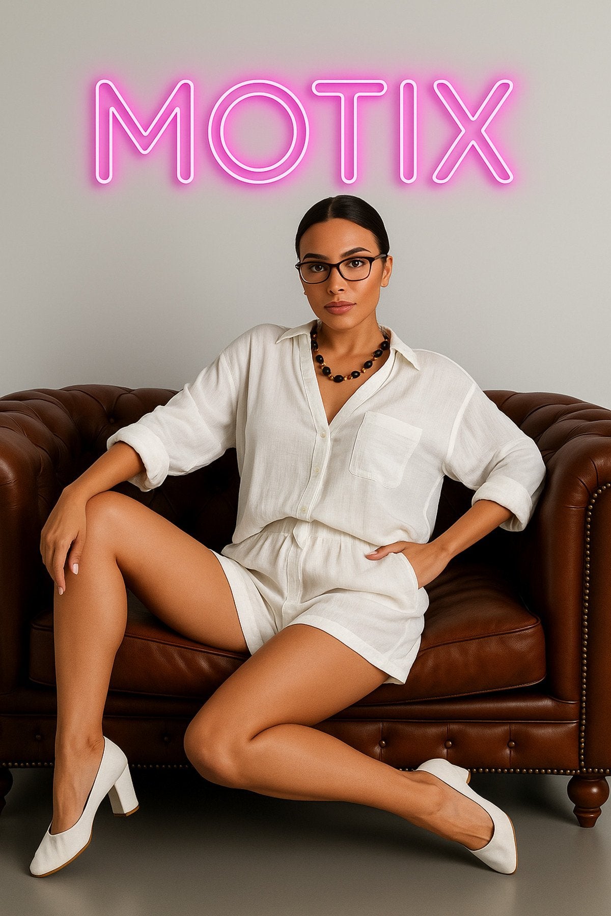 Gömlek Bağcıklı Şortlu İkili Takım