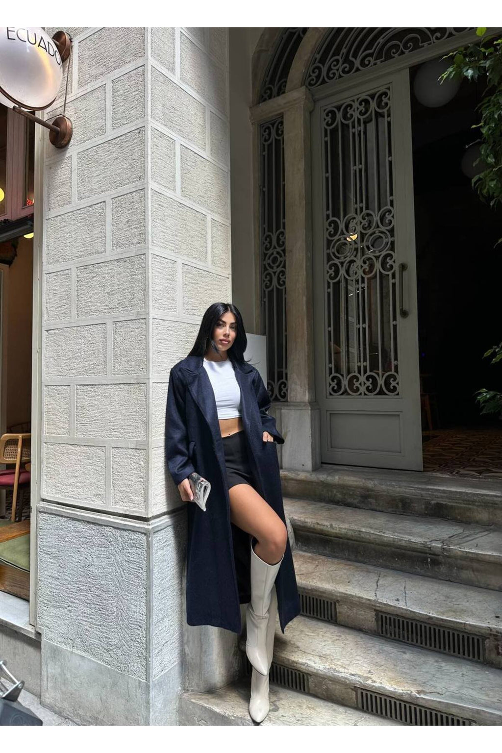 SU FIRÇA DESEN KAŞE KUMAŞ VATKALI OVERSİZE KABAN