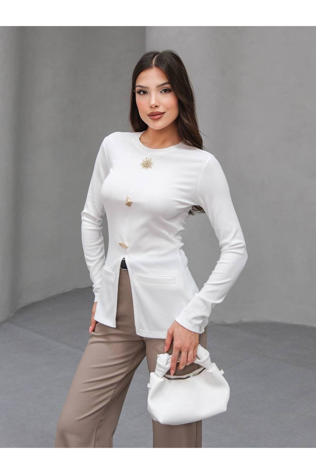 Özel Detaylı Günlük ve Şık Bluz