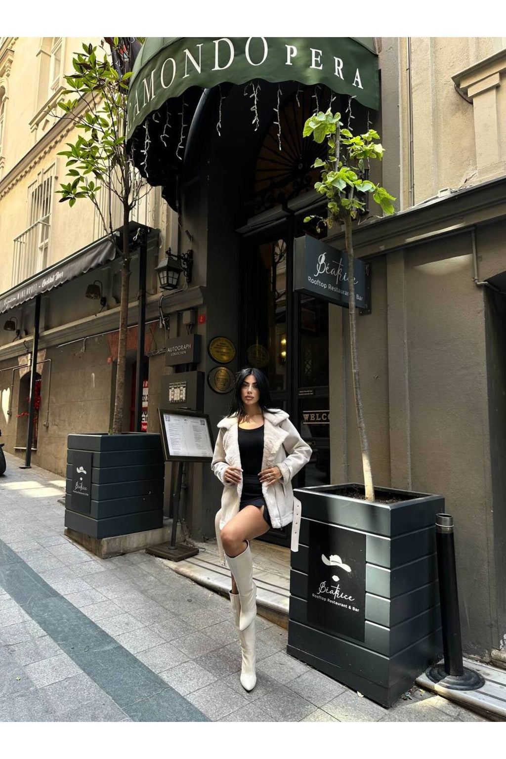 Kemer Detaylı Kürk İçli Mont