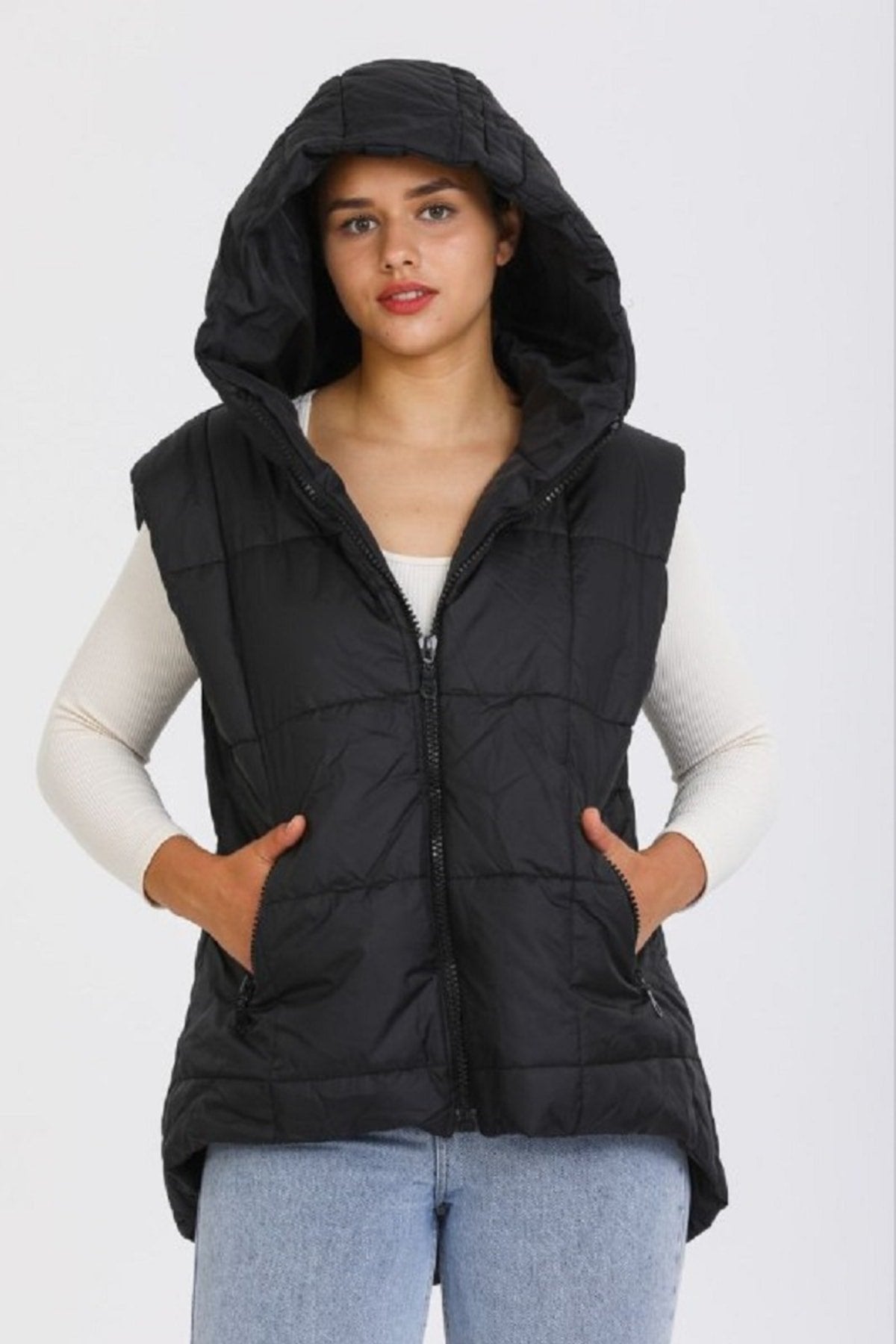 Kapüşonlu Şişme Yelek