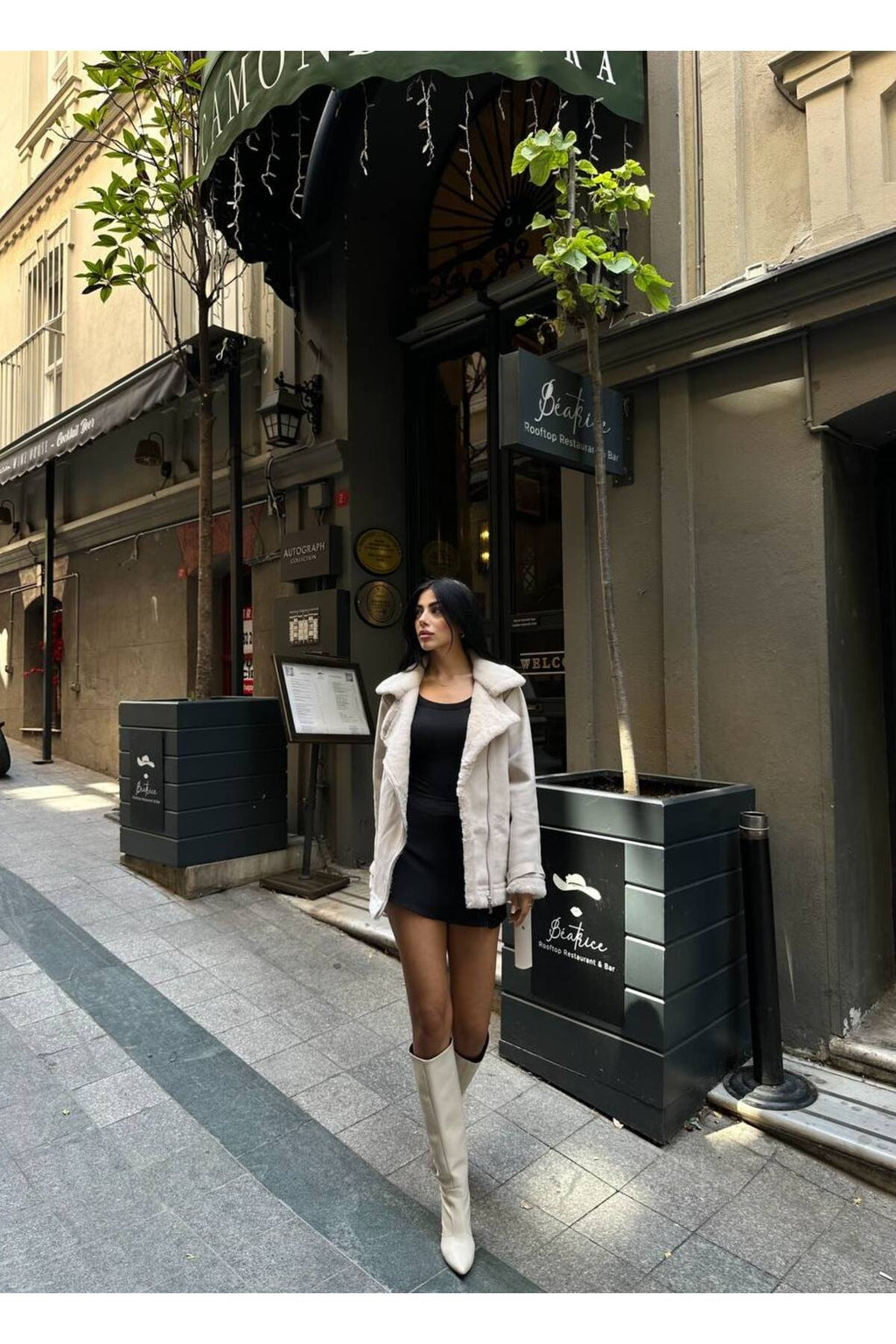 Kemer Detaylı Kürk İçli Mont