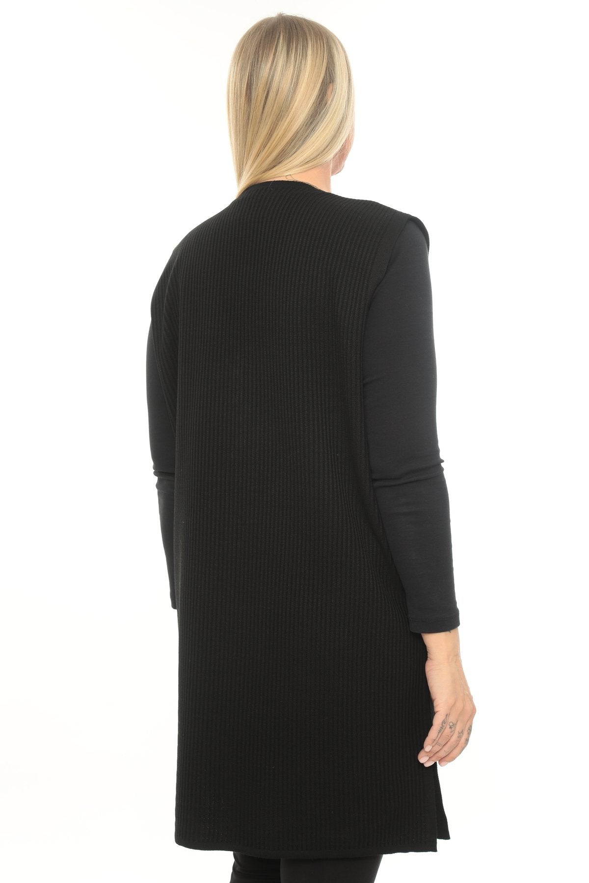 Klasik Kesim Triko Yelek