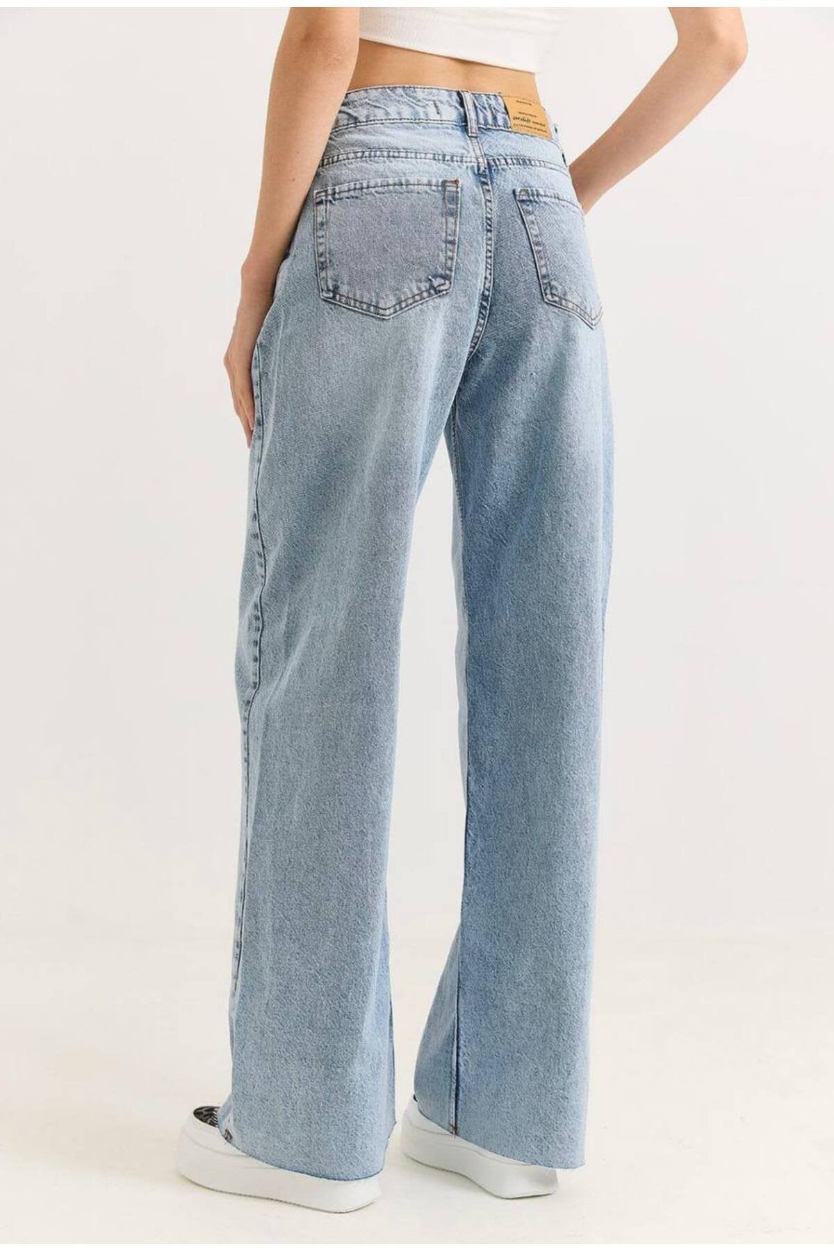 Kadın Kesik Paça Palazzo