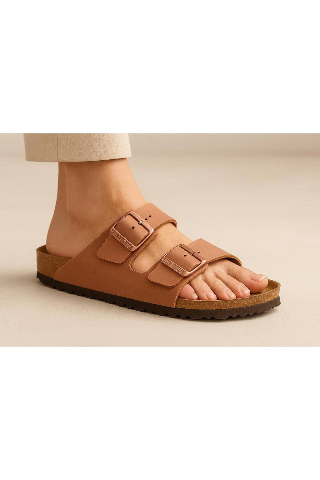 Kadın Çift Tokalı Anatomik Günlük Terlik